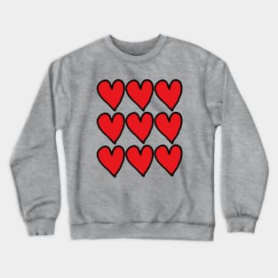 Hearts love Crewneck Sweatshirt